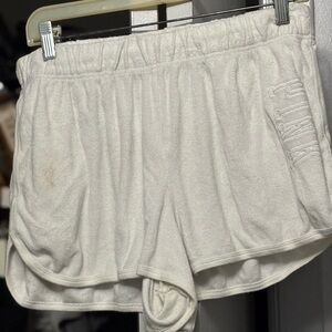 PINK Victoria's Secret White Athletic Shorts